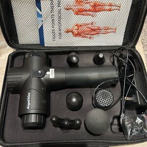 Massager with attachments and case
